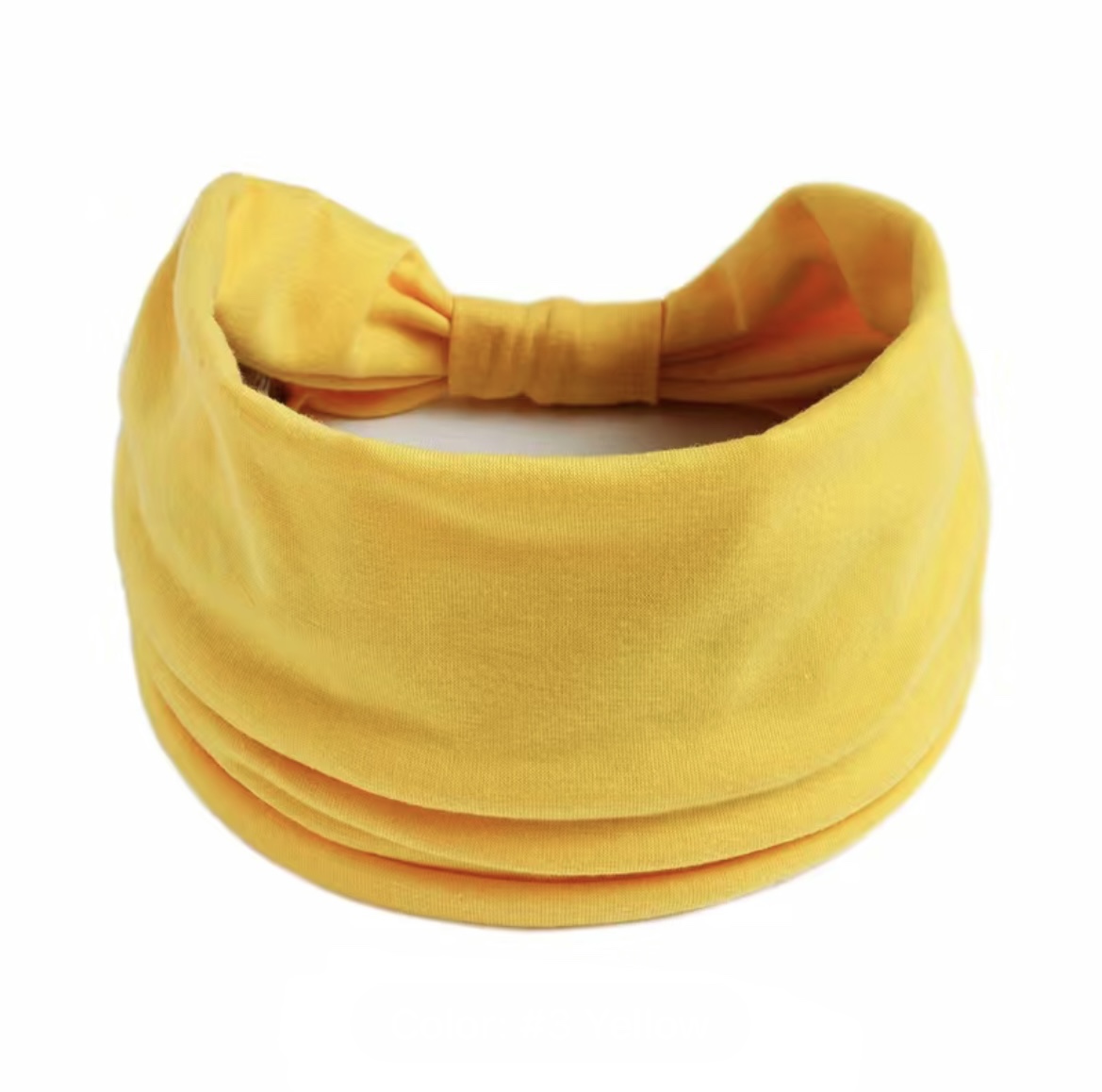 Multi function headband - yellow